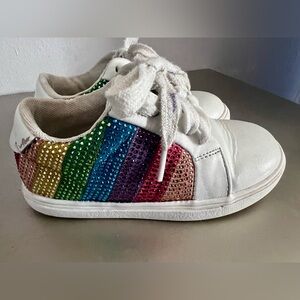 Kurt Geiger Kids Sneakers with Rainbow Rhinestones